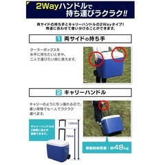 クーラーボックス　48リットルの画像