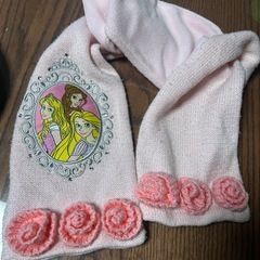 プリンセス　壁掛け時計　マフラーの画像