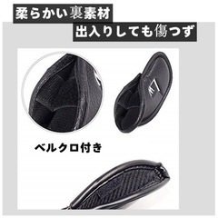 ゴルフアイアンカバー 12点セット ヘッドカバー シンプル カラーナンバー 刺繍 上品 PU革 番手付 ヘッドカバー セット 防水 コンペ ギフト ウェッジカバー の画像