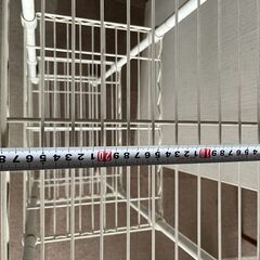 【あげます】【無料】【難あり】　組み立て式金属製　ラックの画像