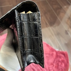 クロコダイル長財布！豪華桐箱！200万収納マチ！ パラピニ無双仕立てイタリア製！の画像