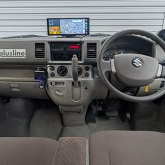 スズキ エブリイワゴン 660 JPターボ 4WD　リフトアップ車両　新品ホイール・新品マッドタイヤ　新品ディスプレイオーディオ　キーレス　電動格納ミラー の画像