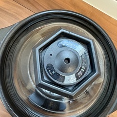 HARIO ハリオ フタがガラスのご飯釜 ごはん釜 3合炊き ガス火  耐熱ガラス 土鍋 炊飯 GNR-200-B-Wの画像