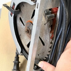 【美品‼️】藤原産業 電気丸鋸 165mm 電動工具 丸ノコ 丸のこ ブレーキ付き♪の画像