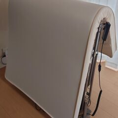 アテックス ATEX 収納式 電動リクライニングベッド AX-BE560 電動ベッド シングル 折りたたみベッド 電動 1モーターの画像