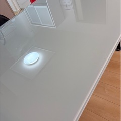 【ガラス天板】ダイニングテーブル　の画像