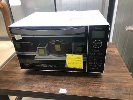 【ジャングルジャングル石津店】 東芝　トウシバ　オーブンレンジ　　ER-X18　18L　2024年式　  フラットタイプ  新生活 堺市 堺区 西区 石津