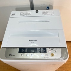 Panasonic 洗濯機 6kg 2015年製の画像