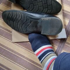 【価格 相談可】革靴（メンズ 、大きさ 43（ 27から27.5cm）、ブラック）の画像