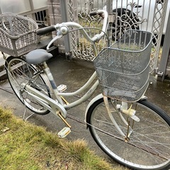 【リアカゴ付】ママチャリの画像