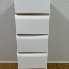 プラスチック製  5段引き出し収納の画像