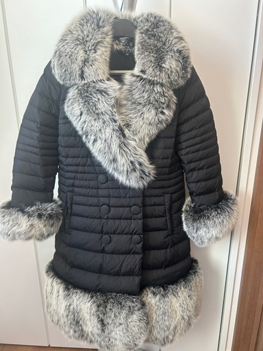 レディースダウンコートファー