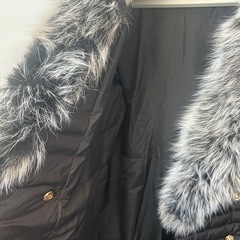 レディースダウンコートファーの画像