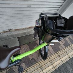 [YAMAHA]PAS kiss mini(パス キス ミニ)20吋 電動アシスト自転車 8.7Ahバッテリー+充電器(クローバーグリーン)の画像