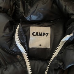CAMP7ダウンジャケット‼️サイズXL 左袖部分に1センチ程度の破れあり‼️の画像
