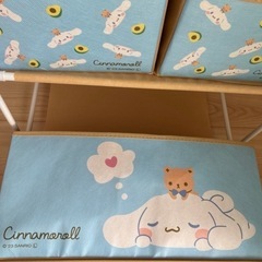 ３ボックス付き収納ケース　サンリオ　シナモンの画像