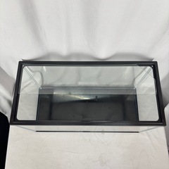 未使用 GEX マリーナ 600 水槽のみ　ブラック ガラス蓋付きの画像