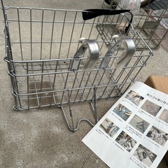 新品未使用‼️折りたたみ前カゴ自転車の画像