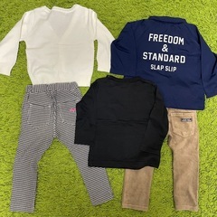 子供服90㎝（長袖・長ズボン）5点セットの画像