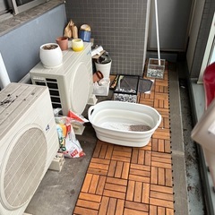 ベランダ掃除ヘルプの画像