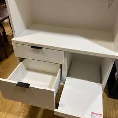 🤍人気🤍NITORI レンジボード ニトリ シンプル ホワイト No.2663 NHの画像