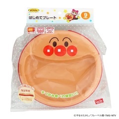 レックのはじめてプレート（すべり止め付き・アンパンマン）の画像