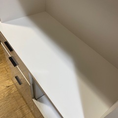 🤍人気🤍NITORI レンジボード ニトリ シンプル ホワイト No.2663 NHの画像