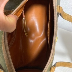 FONTANADITREBBIA ミニボストンバッグ イタリア製& Katespade スパンコールトートバッグ ゴールドの画像