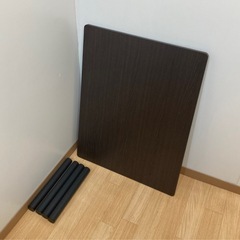 ニトリ　ローテーブル　ダークブラウンの画像