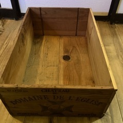 ワイン木箱　フランス　レトロ　アンティーク　ヴィンテージの画像