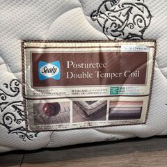 シーリー　sealy　セミダブルベッドの画像