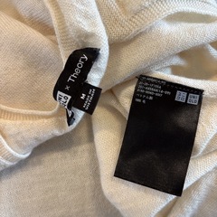 UNIQLO Theory 3Dエクストラファインメリノチュニック　5分袖　Mの画像