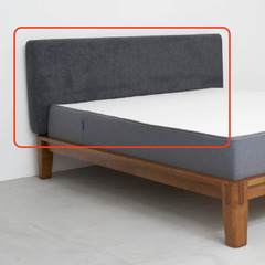 【美品】guguスリープ セミダブルベッドフレーム+ベッドボードセット（リサイズ用）の画像