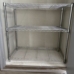 お話中【2個セット】メタルラックの画像