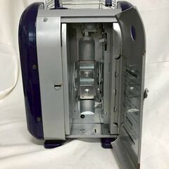 【北見市発】グリーンウッド カセットボンベ式ポータブルヒーター GCP-181 2012年製 青 キャンプ 防災グッズ (E3706tntYM)の画像