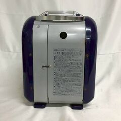【北見市発】グリーンウッド カセットボンベ式ポータブルヒーター GCP-181 2012年製 青 キャンプ 防災グッズ (E3706tntYM)の画像