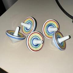 コマ 箸置き 5個セットの画像