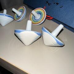 コマ 箸置き 5個セットの画像