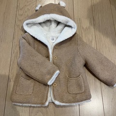 babyGAP 熊　モコモコアウター　サイズ　80の画像