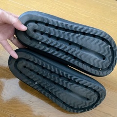 サボシューズ　靴　黒　の画像