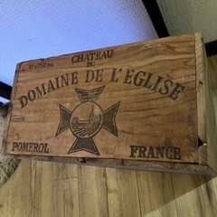 ワイン木箱　フランス　レトロ　アンティーク　ヴィンテージの画像