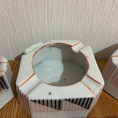 カケヒビあり【5個セット】昭和ヴィンテージ 灰皿の画像