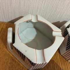 カケヒビあり【5個セット】昭和ヴィンテージ 灰皿の画像
