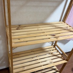 木製　収納棚　ラックの画像