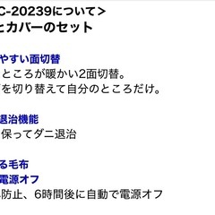 電気カーペットの画像