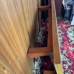 一枚板テーブル譲ります【13日までに 】の画像