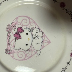 チャーミーキティ 陶器ケーキ皿3枚セット2005年　サンリオの画像
