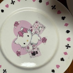 チャーミーキティ 陶器ケーキ皿3枚セット2005年　サンリオの画像
