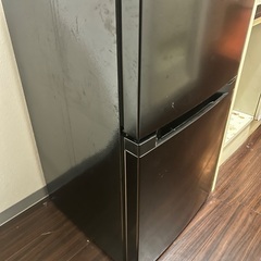 【家電３点】冷蔵庫 洗濯機 電子レンジ アイリスオーヤマ ブラックの画像