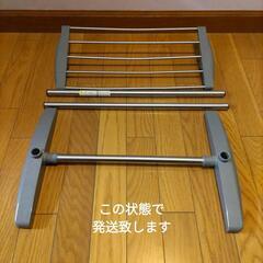 コンパクトな室内物干し グレー　タオル干し　マット干しの画像